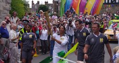 The Olympic Torch in Much Wenlock