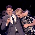Michael Buble son Sam singing onstage
