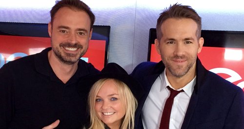 Ryan Reynolds with Jamie and Emma
