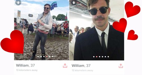Will Young on Tinder profile online dating