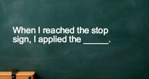 black board english language quiz
