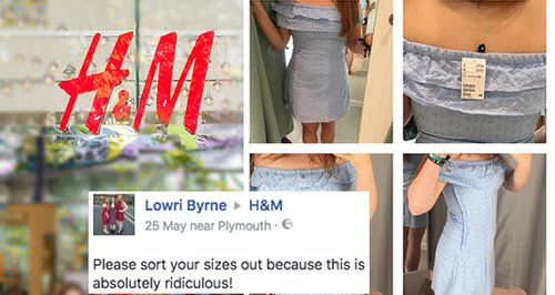 H&M's Sizing Gets Slammed in Viral Facebook Post