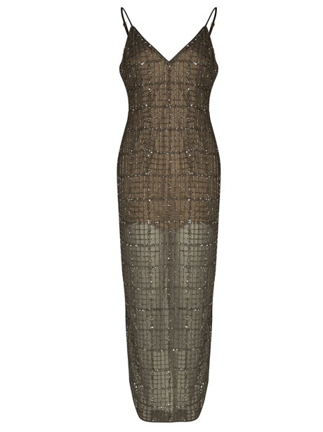 Premium Grid Embellished Midi Dress, £75 - Christmas Party Dresses To ...